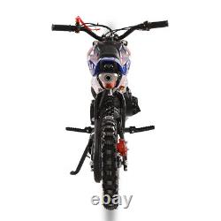 Moto tout-terrain 49Cc 2-temps à essence, mini moto tout-terrain motocross, moto de pit.