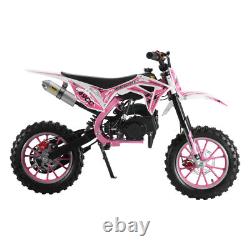 Moto tout-terrain 49cc 2 temps Mini moto pit bike pour enfants motocyclette à essence hors route
