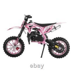 Moto tout-terrain 49cc 2 temps Mini moto pit bike pour enfants motocyclette à essence hors route