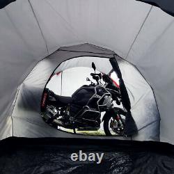 Motorcycle Expédition Tunnel Tente Parking Pour 1 Vélo + Vestibule + Espace De Rangement