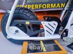 NOUVEAU EBOX Dragster Électrique 2KW 60V Mini Pit Bike Noir/Blanc