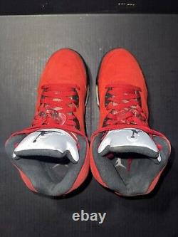 Nike Air Jordan 5 Retro 'Raging Bull' DD0587-600 Taille 9 EXCELLENT