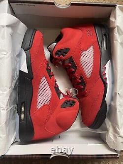 Nike Air Jordan 5 Retro Taureau enragé Rouge 2021 Homme 11 US Baskets de basketball 23