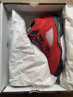 Nike Air Jordan 5 Retro Taureau enragé Rouge 2021 Homme 11 US Baskets de basketball 23