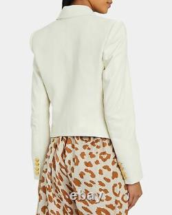 Nouveau Blazer pour Femme de Créateur en Véritable Peau de Mouton Douce Ajustée ZL348