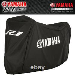 Nouveau Yamaha Yzf R1 Yzfr1 Véritable Oem Couverture De Vélo De Moto Noir Bx4-f81a0-v0-00