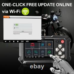 OBDPROG MOTO 100 Scanner OBD2 Moto Outil de Diagnostic Tous Systèmes Lecteurs UK