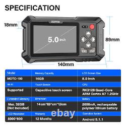OBDPROG MOTO 100 Scanner OBD2 Moto Outil de Diagnostic Tous Systèmes Lecteurs UK