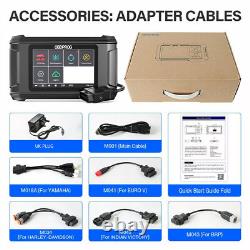 OBDPROG Moto 100 Outil de Diagnostic Tous Systèmes pour Motos Scanner OBD2 Lecteur de Codes