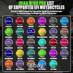 Outil de diagnostic et de lecture de codes de scanner de moto Original M100 Pro, testeur de batterie