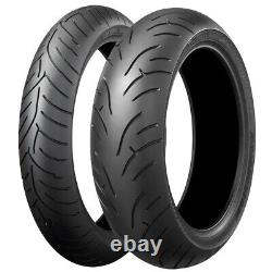 Paires de pneus Bridgestone BT-023 120/70 et 180/55 pour Ducati 900 Supersport 1997