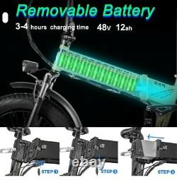 Paselec Px6 Pneumatique Gras D'origine Pliage E-bike 750w 48v 12ah Batterie Uk Stock
