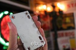 Plaque d'immatriculation de moto Cobalt Lake County 1916, enseigne en métal émaillé pour vélo