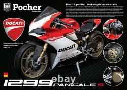 Pocher 1/4 Échelle Ducati Panigale 1299 S Anniversario Version Métal Kit Hk110