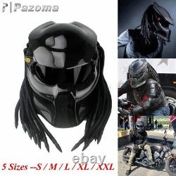 Predator Moto Casque Full Face Iron Warrior Dot Predator Personnalisé Hommes Casque