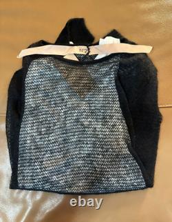 Pull-over N°21 en mohair et laine tricotée
