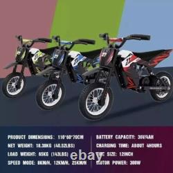 RCB R9X 12 Moto Électrique pour Enfants Moteur 250W 36V 15,5 mph VTT Électrique