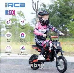 RCB R9X Moto Électrique Enfant 12 Roues 300W 36V 15.5mph Tout-Terrain Âge 3-12