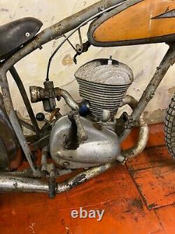 Rare Fin Des Années 30 Peugeot Speedway Bike Project Display Motorcycle 125