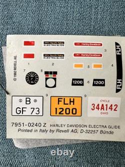 Revell 1/12 échelle modèle de moto Harley-Davidson 07951 ELECTRA GLIDE PRISTINE