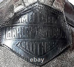 Sac à dos Harley Davidson en cuir 100 % 38 x 32 cm