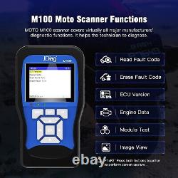 Scanner de diagnostic de code de moto M100 authentique pour Honda Kawasaki Yamaha