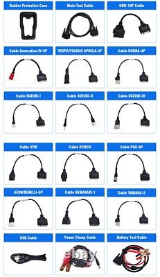 Scanner de diagnostic de code de moto M100 authentique pour Honda Kawasaki Yamaha