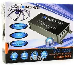 Soundstream St4.1000d Moto 4channel 1000w Max Composants Amplificateur Haut-parleurs