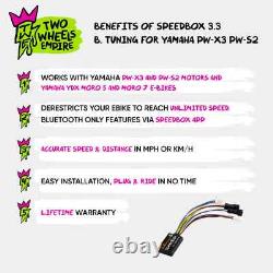 SpeedBox 3.3 B. Réglage pour moteurs Yamaha PW-X3, PW-S2 et Yamaha YDX-Moro 05, 07