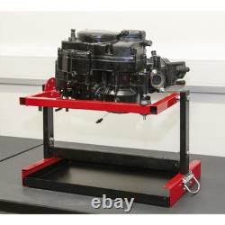 Support de moteur de moto Sealey à cylindre simple/double 30 kg rouge/noir MES01