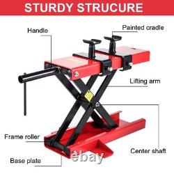 Support de moto lourd 500 kg, cric élévateur à ciseaux pour atelier