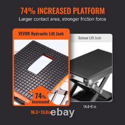 Table de levage hydraulique VEVOR pour moto 350 LBS, support de cric à ciseaux pour moto tout-terrain