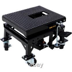 Table de levage hydraulique pour moto 350 LBS, cric à ciseaux pour moto tout-terrain, outil d'atelier ATV