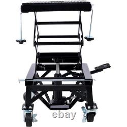 Table de levage hydraulique pour moto 350 LBS, cric à ciseaux pour moto tout-terrain, outil d'atelier ATV