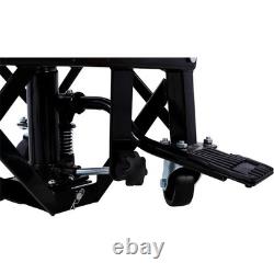 Table de levage hydraulique pour moto 350 LBS, cric à ciseaux pour moto tout-terrain, outil d'atelier ATV