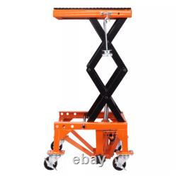 Table élévatrice hydraulique pour moto 350 LBS, support de ciseaux pour moto tout-terrain, ATV 4 roues