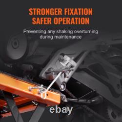 Table élévatrice hydraulique pour moto 350 LBS, support de ciseaux pour moto tout-terrain, ATV 4 roues