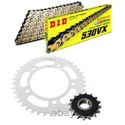 Triomphe 955 Sprint RS 2000 Kit de chaîne et de pignon en or DID X-Ring Silent