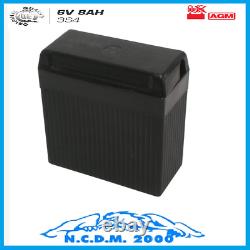 Type de batterie d'origine pour restauration moto D ancienne 6V 8AH AMG BMW R 51 500 1950