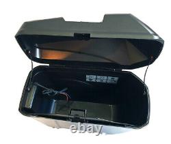 Universal Hard Case Side Panniers Led Light Quick Release-motorcycle-bike 2x 28l