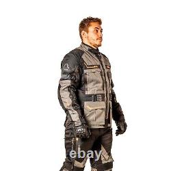 VESTE PANTALON DE COSTUME D'AVENTURE ViPER MOTO VÉLO IMPERMÉABLE TEXTILE ARMURE CE