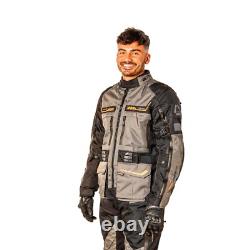 VESTE PANTALON DE COSTUME D'AVENTURE ViPER MOTO VÉLO IMPERMÉABLE TEXTILE ARMURE CE