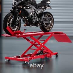 VEVOR 1000lbs Vérin hydraulique pour moto, élévateur, support pour motos tout terrain et de route, ATV
