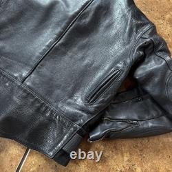 Vanson VESTE DE MOTO EN CUIR NOIR TAILLE 38