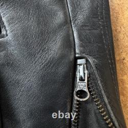 Vanson VESTE DE MOTO EN CUIR NOIR TAILLE 38