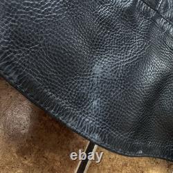 Vanson VESTE DE MOTO EN CUIR NOIR TAILLE 38