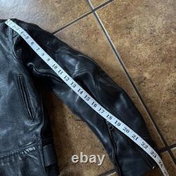 Vanson VESTE DE MOTO EN CUIR NOIR TAILLE 38