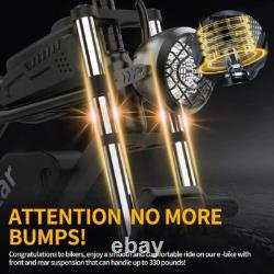 Vélo Électrique Mini Mountain Q20 Pliable E-Bike 48V 15AH Pneus Épais 20 Pouces