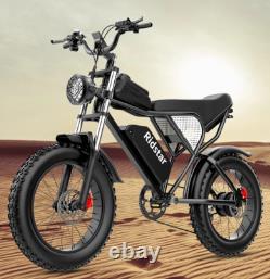 Vélo Électrique Mini Mountain Q20 Pliable E-Bike 48V 15AH Pneus Épais 20 Pouces