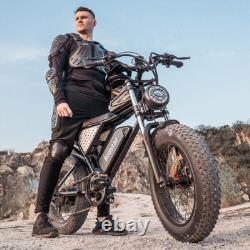 Vélo Électrique Mini Mountain Q20 Pliable E-Bike 48V 15AH Pneus Épais 20 Pouces